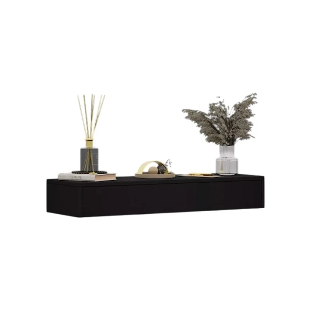 Консоль Art Mebel 18, ламинат, 17x71x30 см, антрацит