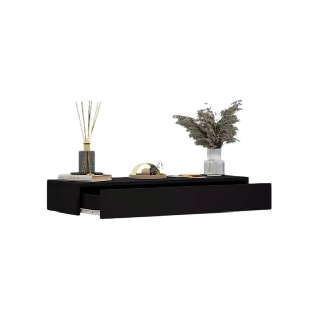 Консоль Art Mebel 18, ламинат, 17x71x30 см, антрацит