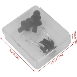 Burun üçün sıxma və qulaq üçün qoruyucu dəst Speedo S-124641390, qara