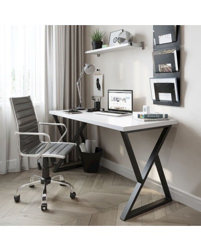 Yazı masası 3563_M2LoftValet90Wh Ağ, LDSP, 75x66x90 sm