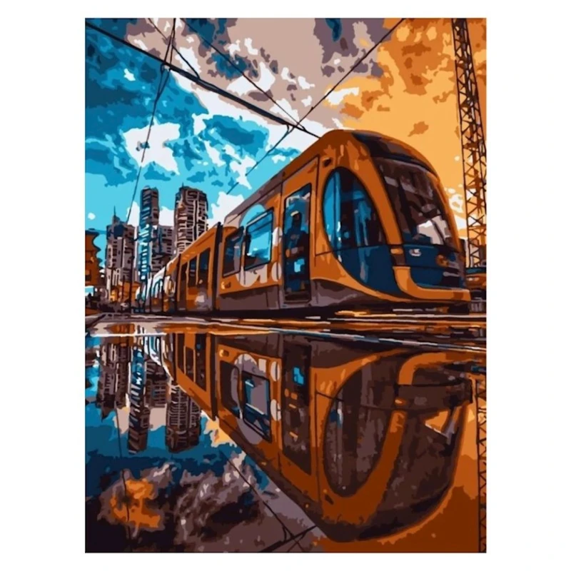 Картина по номерам Lori Урбанистика Рх-032, 40x30 см, разноцветный