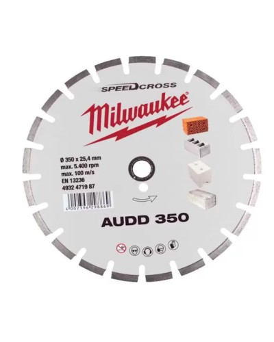 Almaz diski Milwaukee AUDD 350 (4932471987)