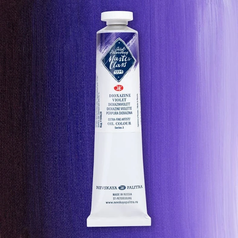 Краска масляная Невская Палитра Мастер-Класс, N 628 Фиолетовый Диоксазин, 46 мл