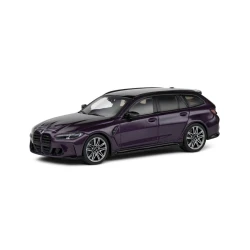 Maşın Solido Diecast BMW G81 M3 Touring Purple 1:43
