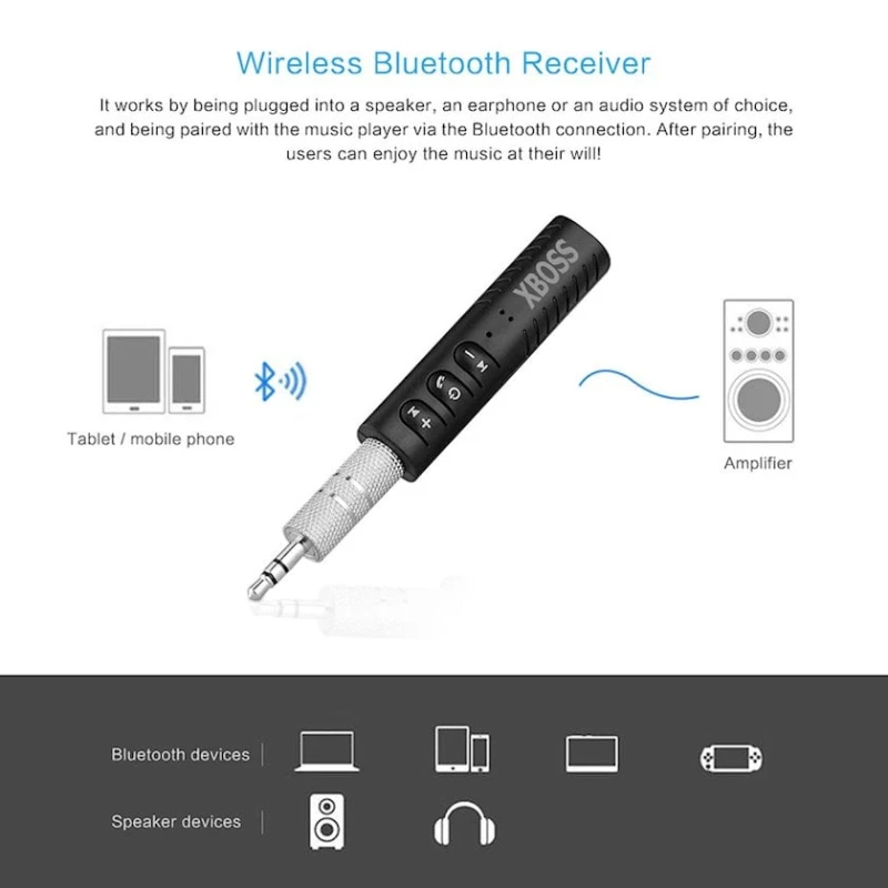 Автомобильный ресивер XBOSS A7 Bluetooth Receiver Bluetooth Автомобильный ресивер XBOSS A7 Bluetooth Receiver Bluetooth