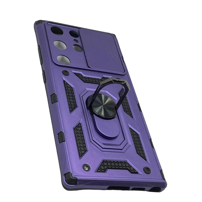 Чехол Robot для Samsung Galaxy S23 Ultra, фиолетовый Чехол Robot для Samsung Galaxy S23 Ultra, фиолетовый