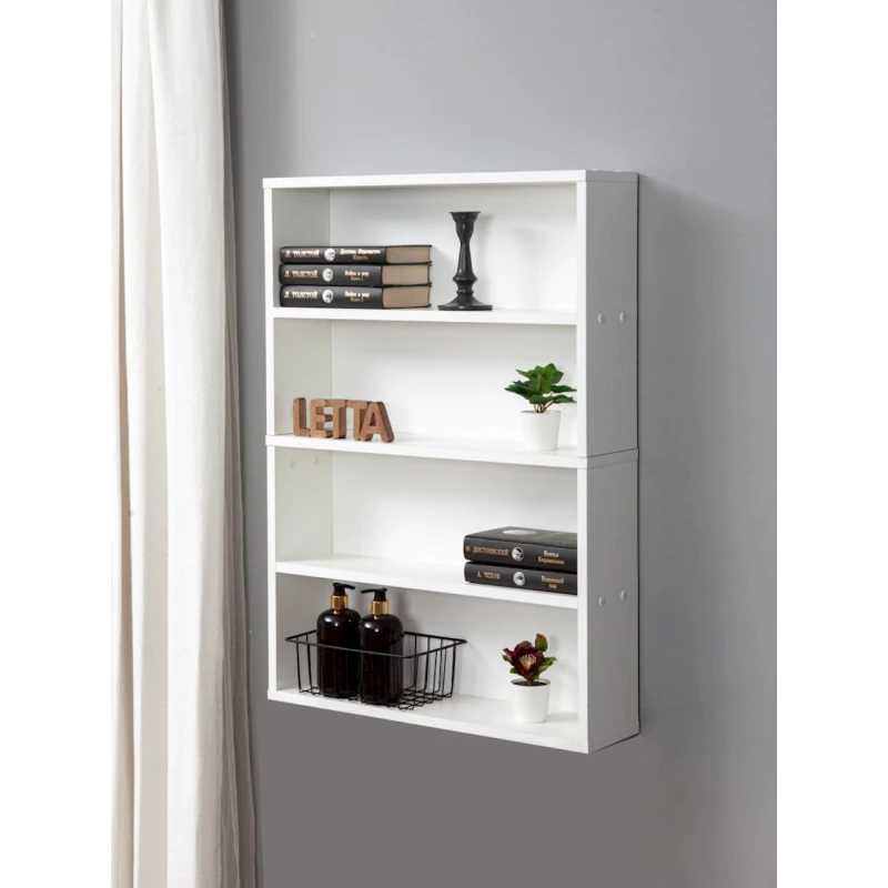 Полка напольная Letta, белая, ЛДСП, 84x15x60 см Полка напольная Letta, белая, ЛДСП, 84x15x60 см