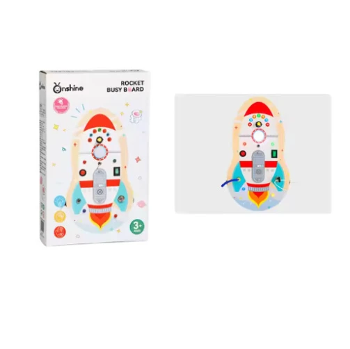 Бизиборд OnShine TNWX-5021 Rocket, 18.4x5.1x30 см Бизиборд OnShine TNWX-5021 Rocket, 18.4x5.1x30 см