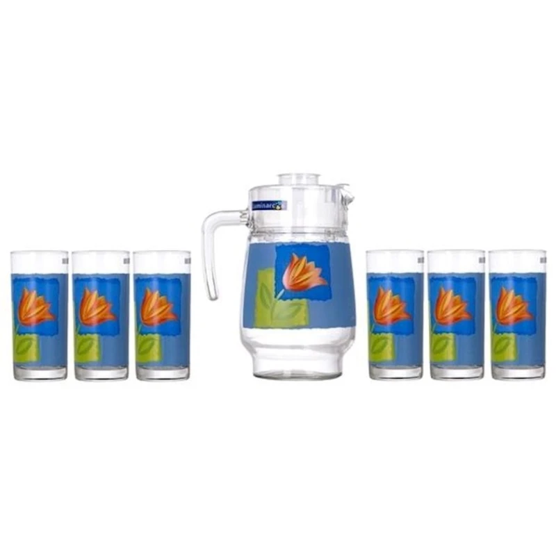 Набор Luminarc Melys Azur N0963, графин 1600 мл, 6 стаканов 270 мл