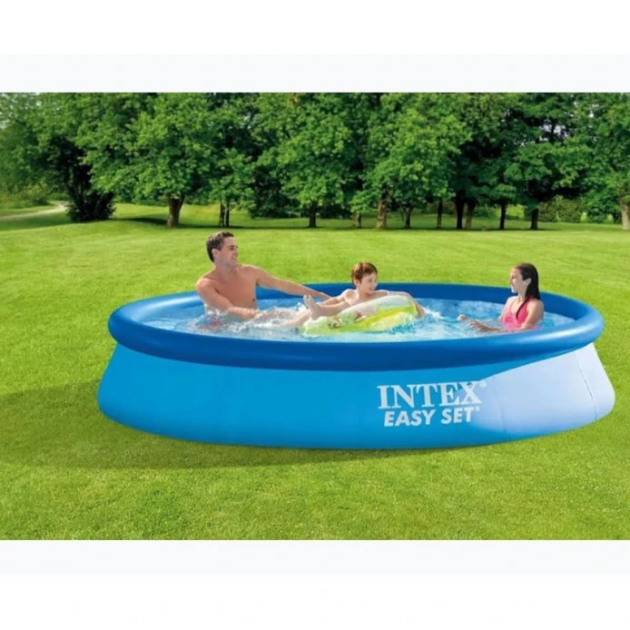 Надувной бассейн Intex, 366x76 см, 7290 л, голубой Надувной бассейн Intex, 366x76 см, 7290 л, голубой