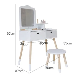 Играем в салон красоты MTR6553 Деревянный стол для макияжа Играем в салон красоты MTR6553 Деревянный стол для макияжа