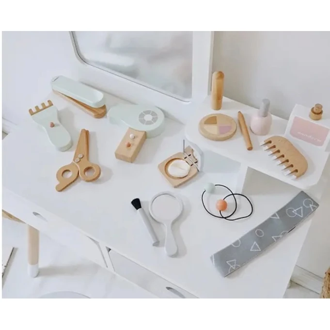 Gözəllik salonu oyunu MTR6553 Makiyaj masası, taxta