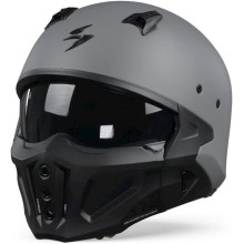 Motosiklet dəbilqəsi Scorpion Covert-X Matt Cement Grey XXL