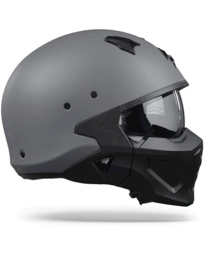 Motosiklet dəbilqəsi Scorpion Covert-X Matt Cement Grey XXL