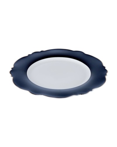 Süfrə servizi Gipfel Modern 3872 18 əd, 31x28x23 sm, çini, 6 nəfər, ağ/qara/qırmızı/qızılı
