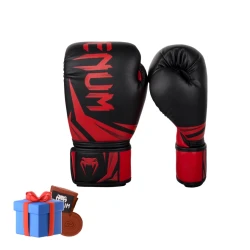 Перчатки для бокса Venum Kahnsport_0075, унисекс, черный/красный, 12 oz Перчатки для бокса Venum Kahnsport_0075, унисекс, черный/красный, 12 oz