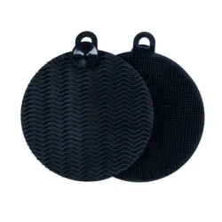 Набор губок Wenko, силикон, черный, 12 см