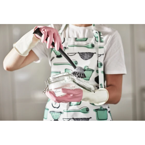 Qab-qacaq yumaq üçün fırça IKEA Rinnig 304.078.14, tünd boz, 29 sm