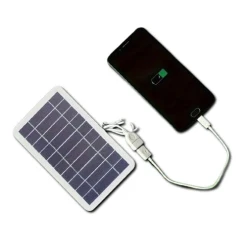 Günəş enerjidə işləyən xarici akkumulyator SUP-A USB 2W-5Vt