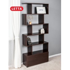 Stellaj Letta Venge, 176х25х73 sm, LDSP, qəhvəyi