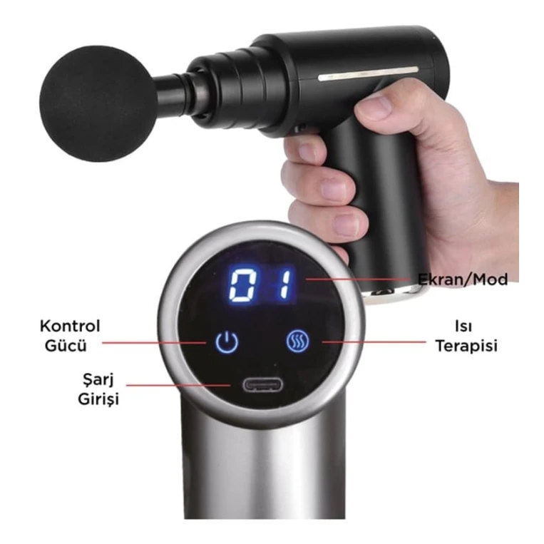 Массажор для тела masaj_663, черный