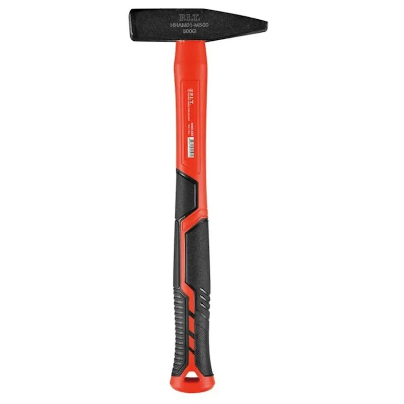 Молоток слесарный P.I.T. HHAM01-M1000, 360 мм, фиберглас/сталь, черный/красный, 1000 г Молоток слесарный P.I.T. HHAM01-M1000, 360 мм, фиберглас/сталь, черный/красный, 1000 г