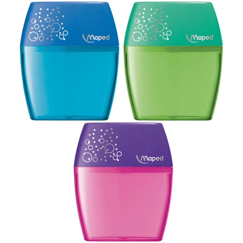 Точилка Maped Shaker, c кoнтейнером для стружки, в ассортименте Точилка Maped Shaker, c кoнтейнером для стружки, в ассортименте