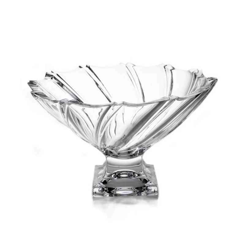 Фруктовница Hom-me 104348, 33x33x43 см, хрусталь, прозрачный Фруктовница Hom-me 104348, 33x33x43 см, хрусталь, прозрачный