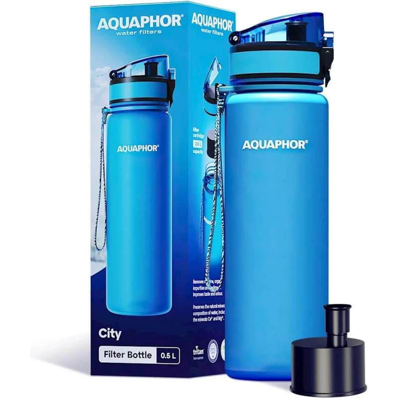 Спортивная бутылка Akvafor 500 мл, синяя Спортивная бутылка Akvafor 500 мл, синяя