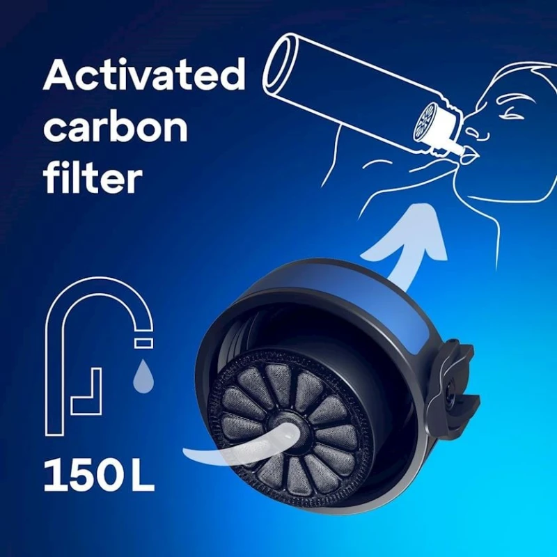 Спортивная бутылка Akvafor 500 мл, синяя Спортивная бутылка Akvafor 500 мл, синяя