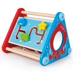 Сортер Hape Take-Along Activity Box (E0434),дерево,10 месяцев+ Сортер Hape Take-Along Activity Box (E0434),дерево,10 месяцев+