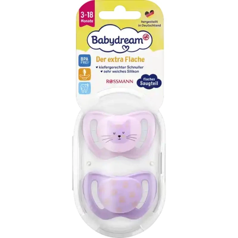 Əmzik dəsti Babydream Der Extra Flache, 2 əd, məhsul çeşiddə Əmzik dəsti Babydream Der Extra Flache, 2 əd, məhsul çeşiddə