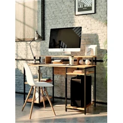 Письменный стол Comp Games Votan, 87х55х120 см, коричневый