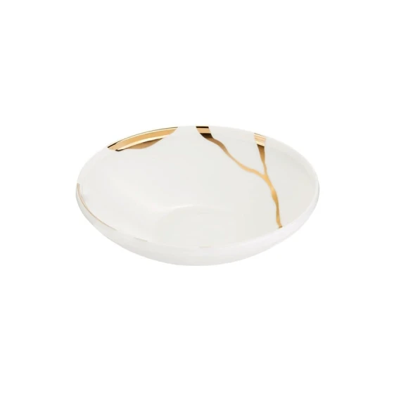 Сервиз обеденный Leggno Chester Premium, 24 предмета, 6 персон, костяной фарфор, белый/золотистый Сервиз обеденный Leggno Chester Premium, 24 предмета, 6 персон, костяной фарфор, белый/золотистый