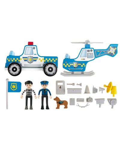 Polis oyunu Hape Metro Police Dept Playset, 3+ yaş