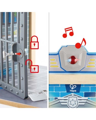 Polis oyunu Hape Metro Police Dept Playset, 3+ yaş