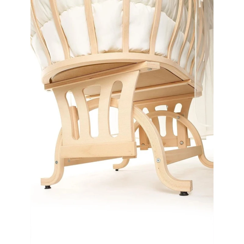 Beşik Tahterevalli Mika Lux, bej, 98x61 sm Beşik Tahterevalli Mika Lux, bej, 98x61 sm