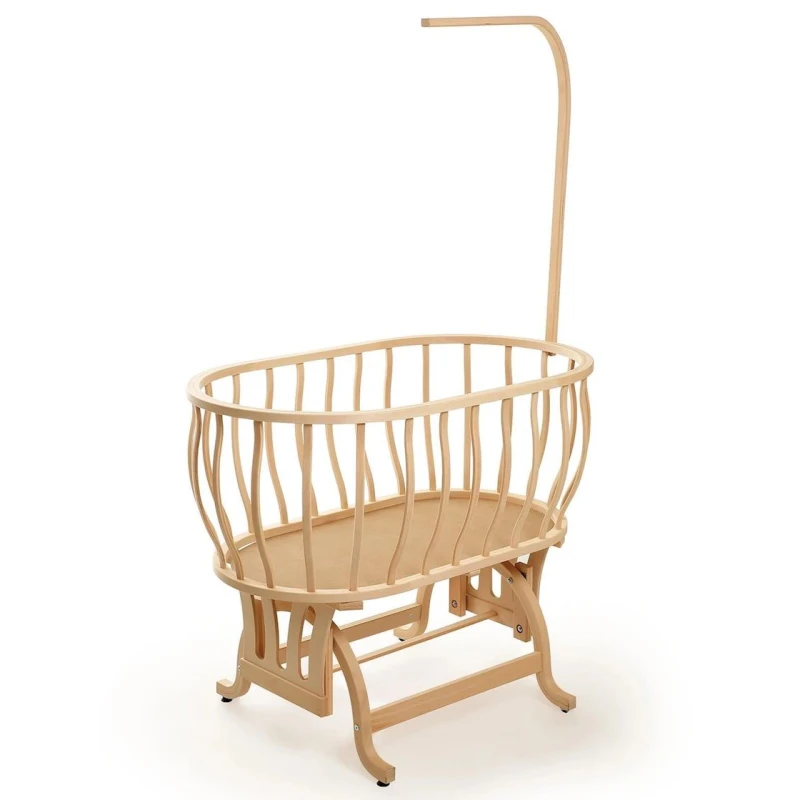 Beşik Tahterevalli Mika Lux, bej, 98x61 sm Beşik Tahterevalli Mika Lux, bej, 98x61 sm