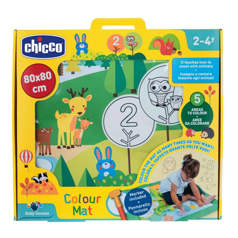 Oyun xalçası Chicco, 80x80 sm