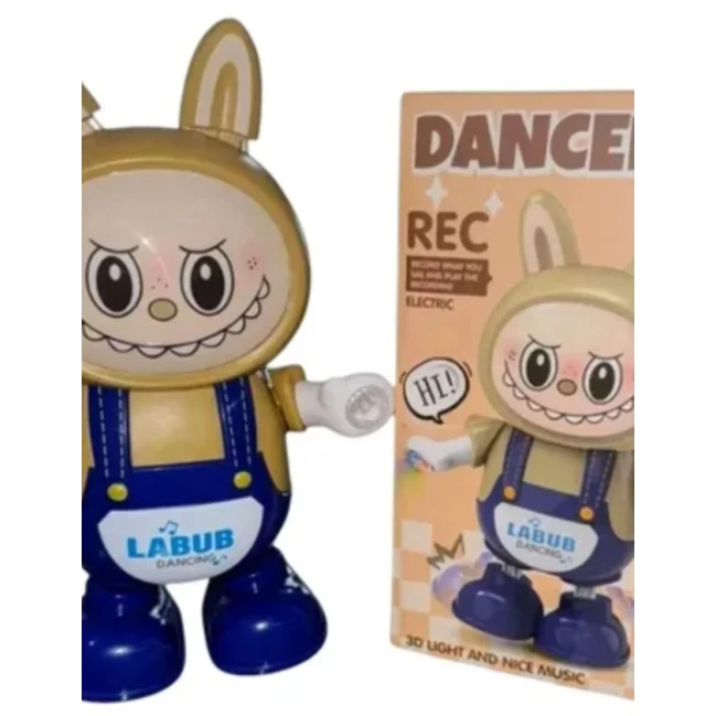 Rəqs edən oyuncaq Labub, işıq və musiqi ilə
