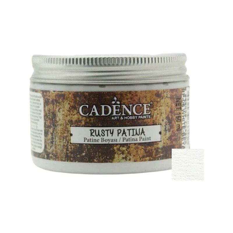 Краска для эффекта патины и ржавчины Cadence Rusty Patina, White, белый, 150 мл Краска для эффекта патины и ржавчины Cadence Rusty Patina, White, белый, 150 мл