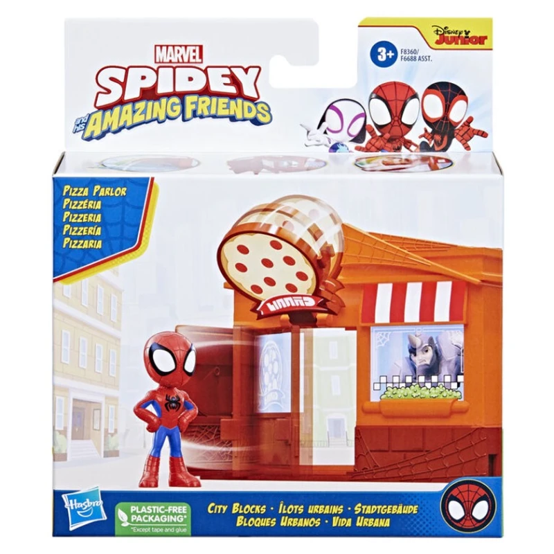 Игровой набор Hasbro Spidey & Friends City Blocks Pizza Place, товар в ассортименте Игровой набор Hasbro Spidey & Friends City Blocks Pizza Place, товар в ассортименте
