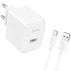 Компактный зарядный адаптер с одним портом USB-A, Hoco CS11A Компактный зарядный адаптер с одним портом USB-A, Hoco CS11A