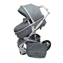 Uşaq arabası Belecco KL54-21, 80х60х120 sm, boz