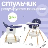 Стульчик для кормления NINO Lark, темно-синий Стульчик для кормления NINO Lark, темно-синий