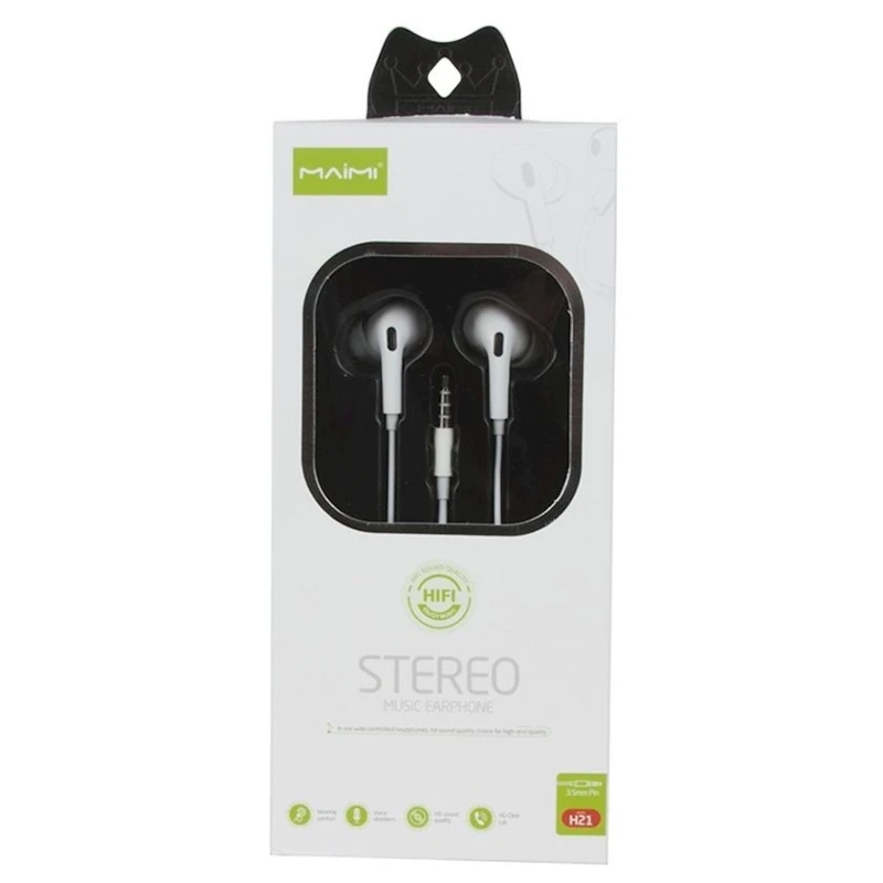 Проводные наушники Maimi H21 White Проводные наушники Maimi H21 White
