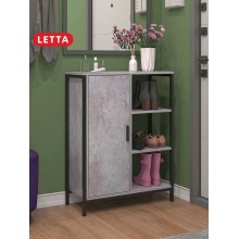 Tumba 3563_LETNEWTumbaHalfBet, LDSP, boz, 91x30x70 sm