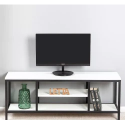 Тумба под ТВ 42x29x110 см, ЛДСП, белая Тумба под ТВ 42x29x110 см, ЛДСП, белая