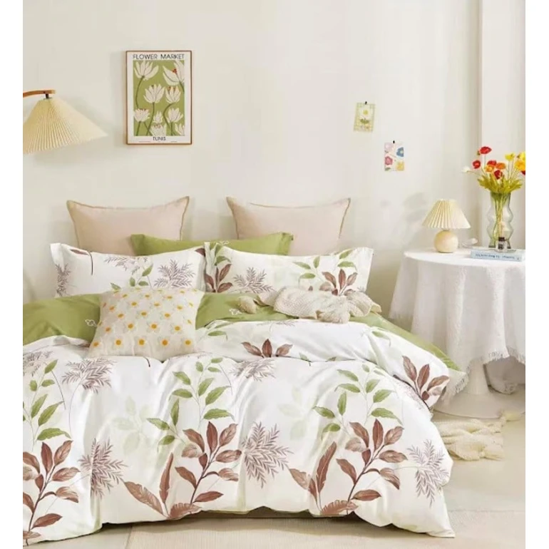 Комплект постельного белья MiraNova CTS-195, пододеяльник 160x220 см, простыня 180x240 см, 1 шт. наволочка 50x70 см, односпальный, хлопок, белый