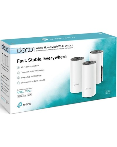 Wi-Fi router TP-Link Deco E4 AC1200 3-pack, ağ